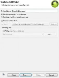 02 Create Android Project