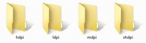 Buat 4 folder