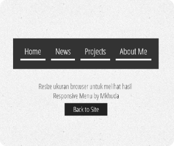 Responsive Menu