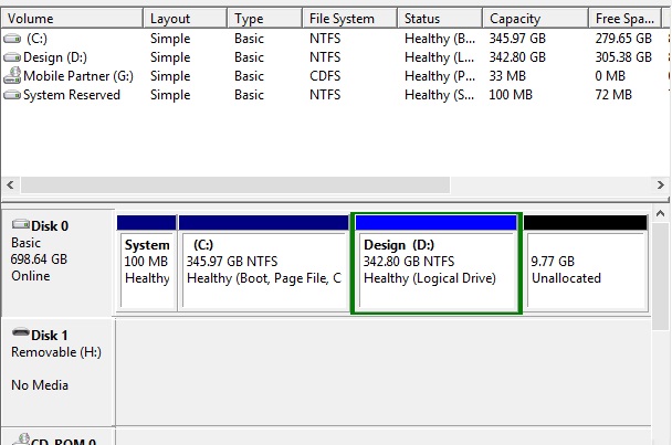 Windows Disk Management