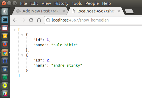 Sinatra Ruby JSON API