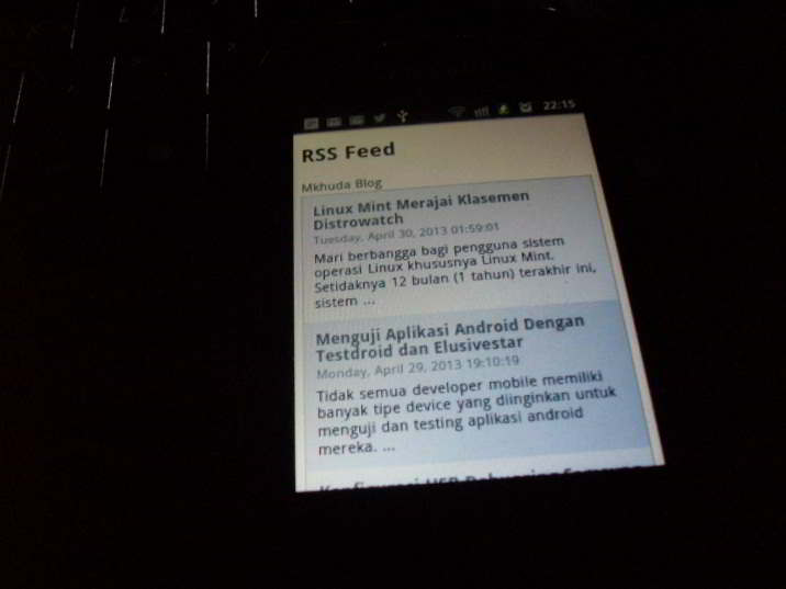 RSS dengan zRSSFeed
