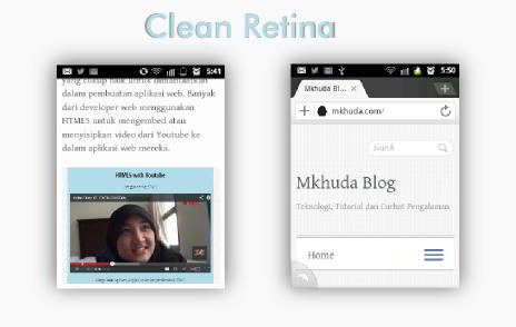 Clean Retina di Browser Android dan Dolphin
