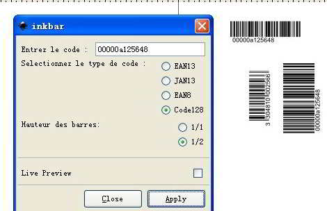 InkBar Inkscape