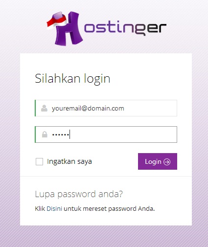 Login IdHostinger