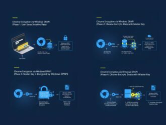 how chrome work with dpapi encryption os
