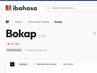 kamus ibahasa (lemma: bokap)